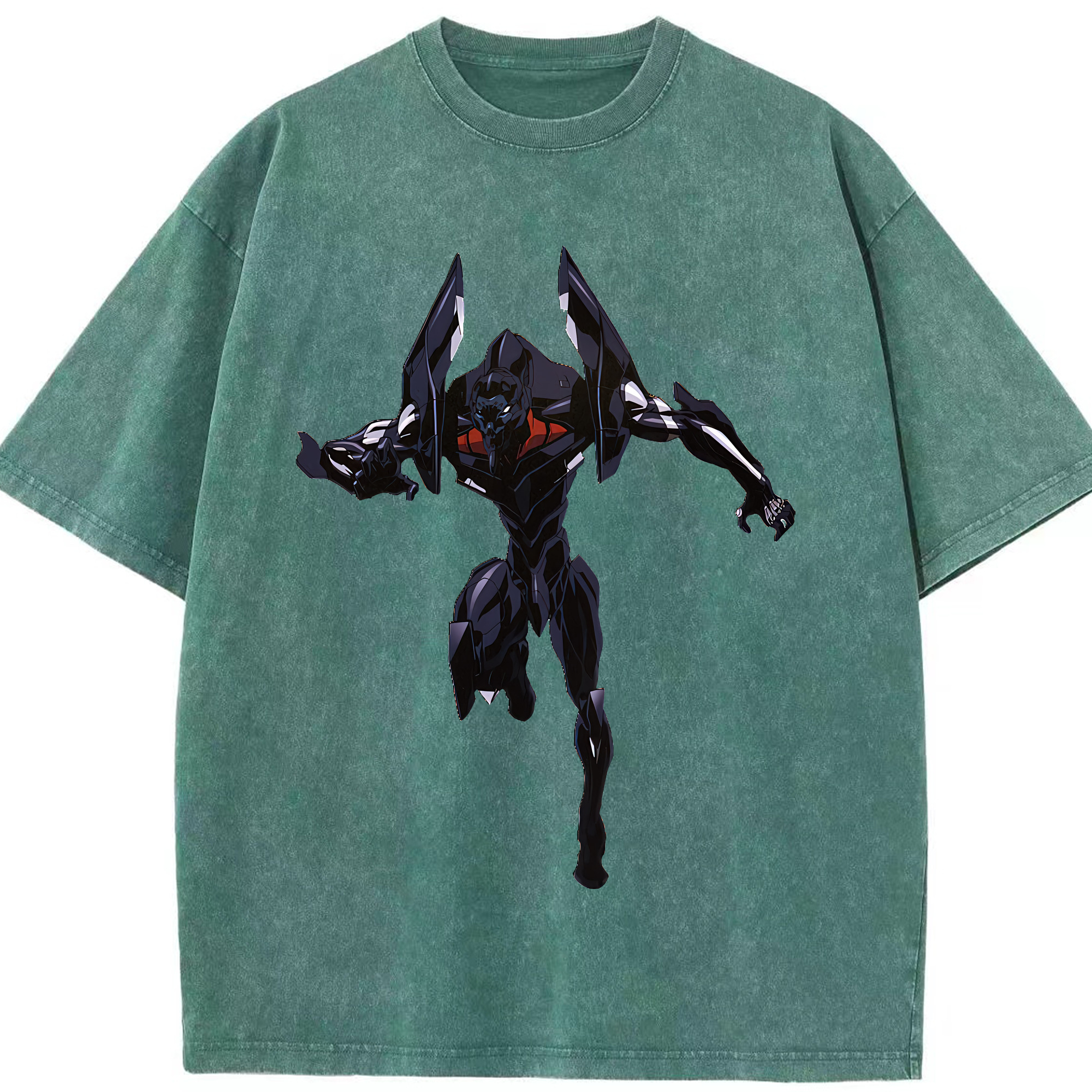 （画像用） EVA 新世紀エヴァンゲリオン 綿100% ヴィンテージ風 半袖Tシャツ（フロントプリント）
